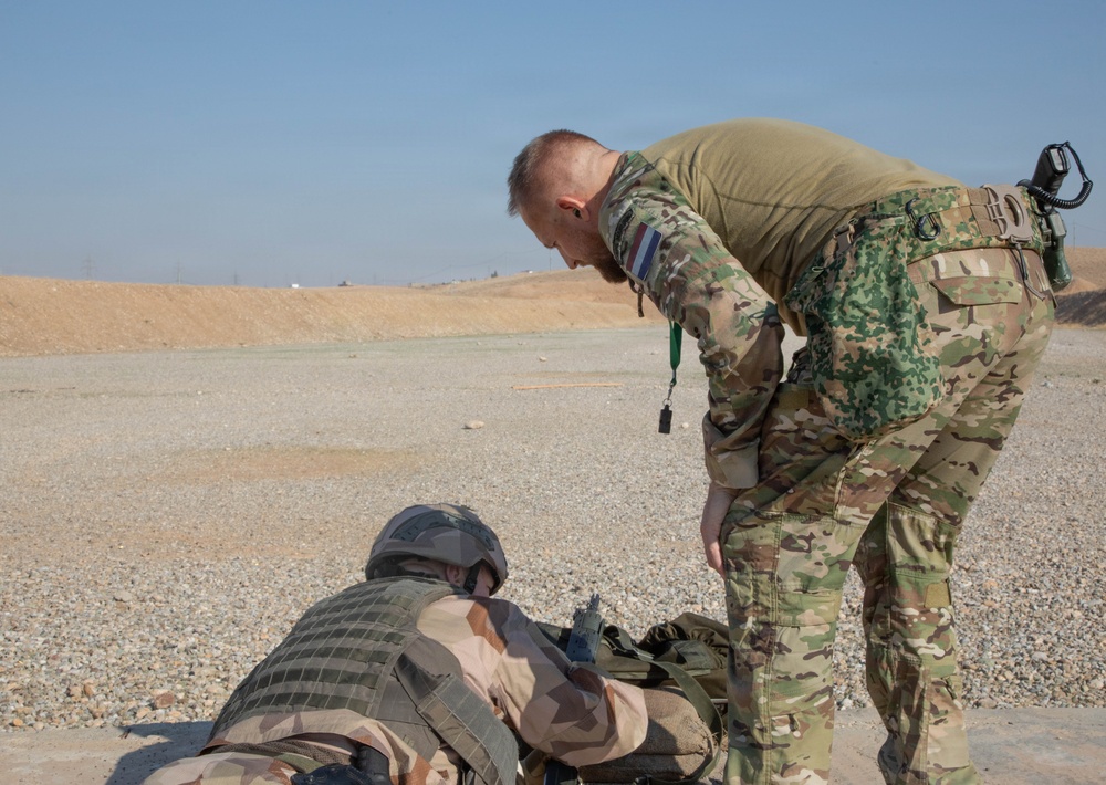 Coalition Forces test their mettle for a Dutch Qualification Badge