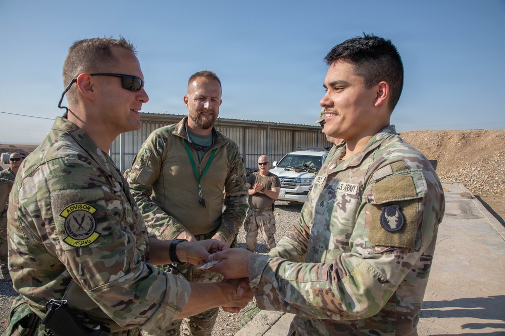 Coalition Forces test their mettle for a Dutch Qualification Badge