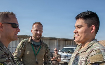 Coalition Forces test their mettle for a Dutch Qualification Badge