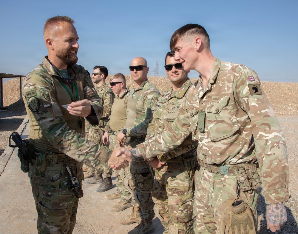 Coalition Forces test their mettle for a Dutch Qualification Badge