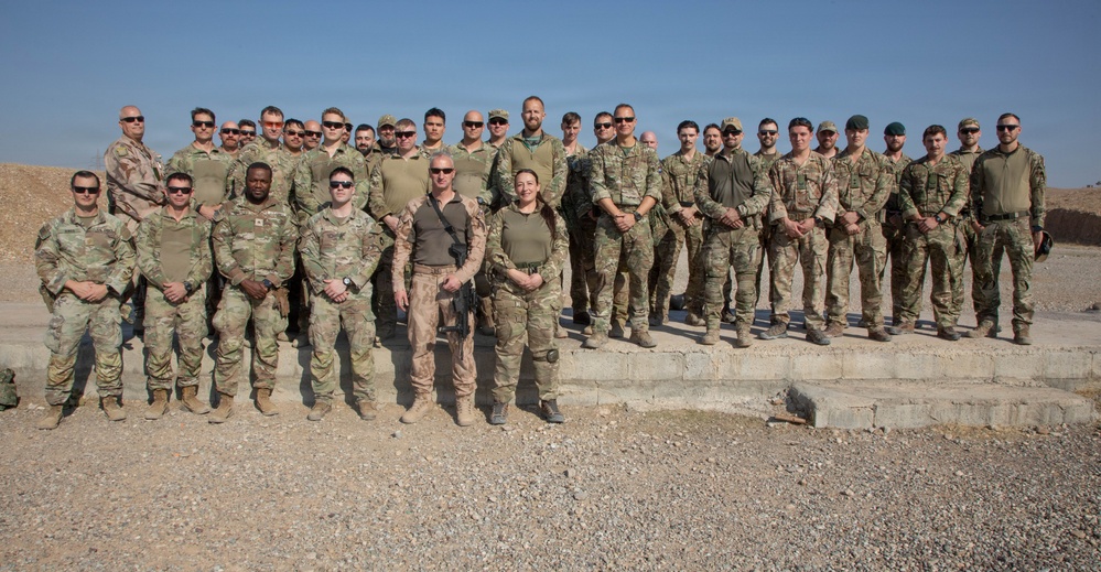 Coalition Forces test their mettle for a Dutch Qualification Badge