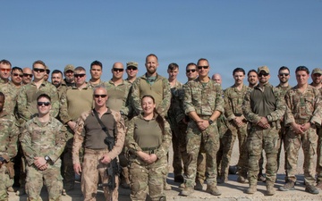 Coalition Forces test their mettle for a Dutch Qualification Badge