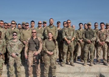 Coalition Forces test their mettle for a Dutch Qualification Badge