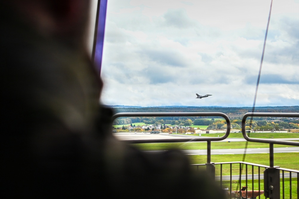 Up in the tower with our allies