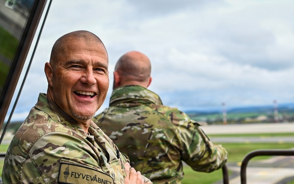 Up in the tower with our allies