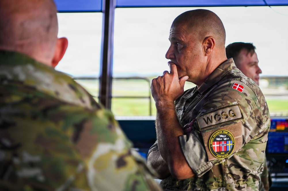 Up in the tower with our allies