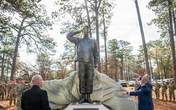 Fort Benning hosts dedication ceremony for statue of Col. Ralph Puckett Jr.