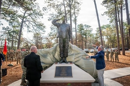 Fort Benning hosts dedication ceremony for statue of Col. Ralph Puckett Jr.