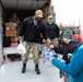 Sailors distribute meals for Thanksgiving