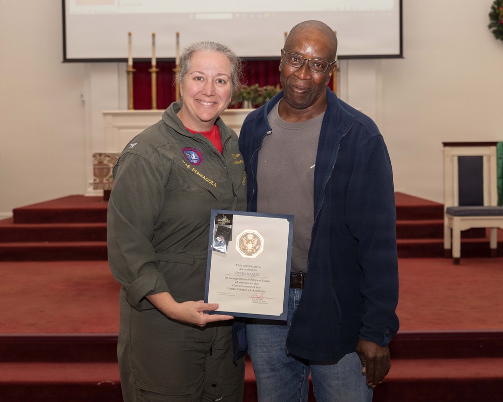 NAS Pensacola Recognizes Civilian Employees