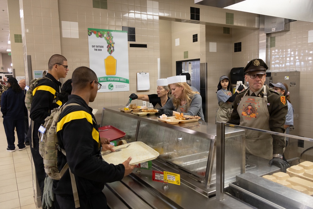 FCOE Leadership serves Thanksgiving meal