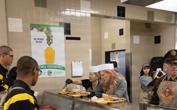 FCOE Leadership serves Thanksgiving meal