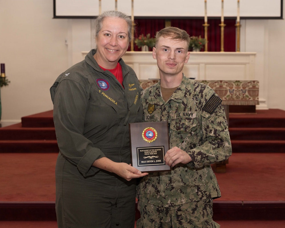 NAS Pensacola Recognizes Sailors of the 4th Quarter, Fiscal Year 2025