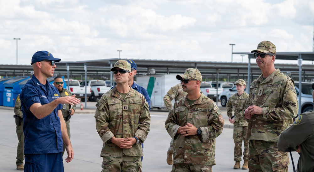 Coast Guard Atlantic Area Commander visits Coast Guard, U.S. Border Patrol personnel at southern border