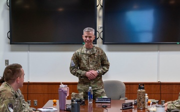 Mobilization Assistant to the Commander, Combat Forces Command Visits Buckley Space Force Base