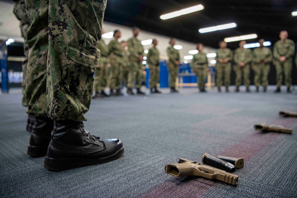 Recruits Practice Marksmanship