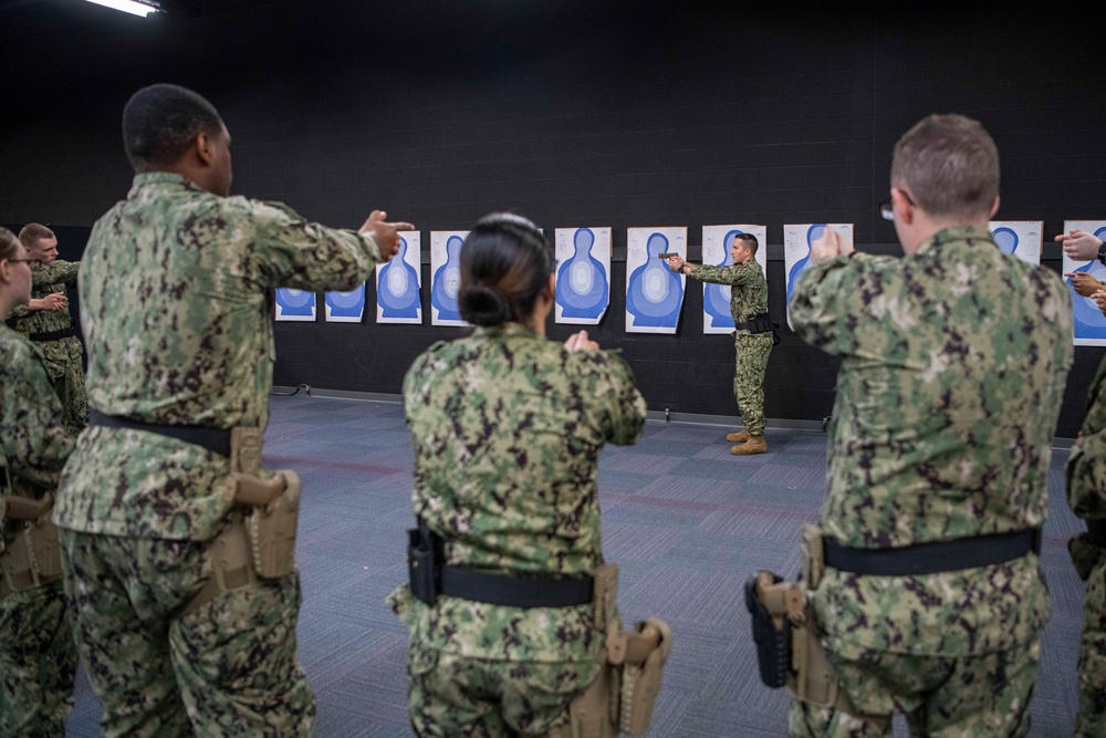 Recruits Practice Marksmanship