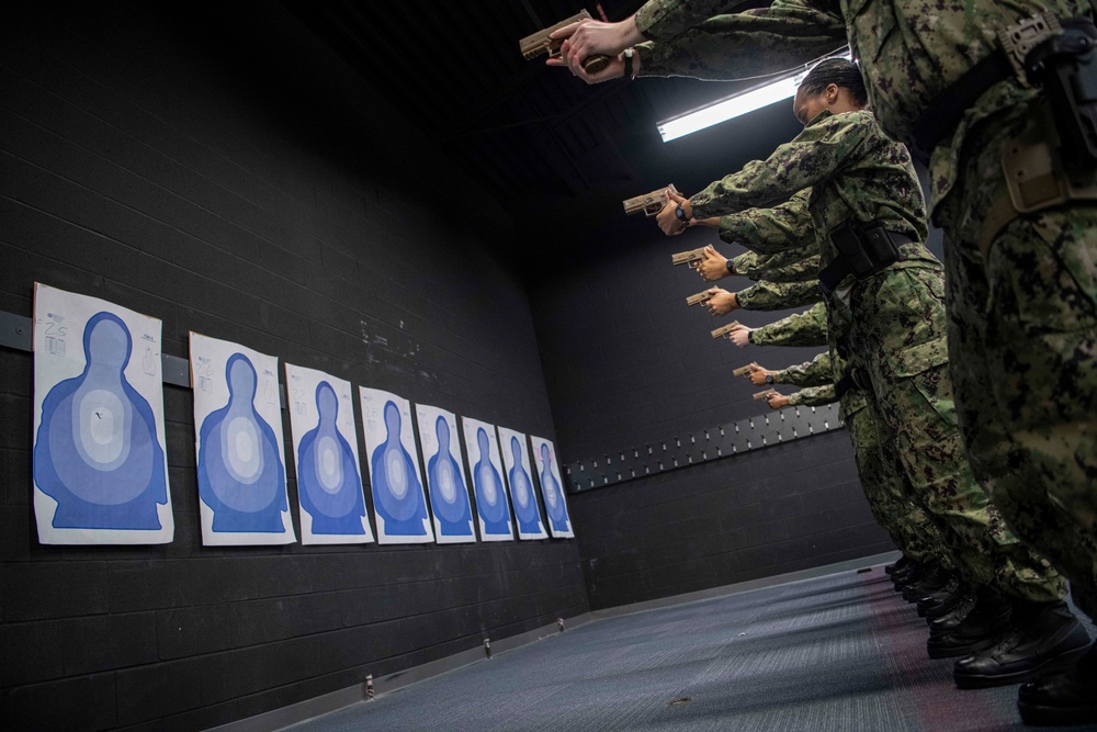 Recruits Practice Marksmanship