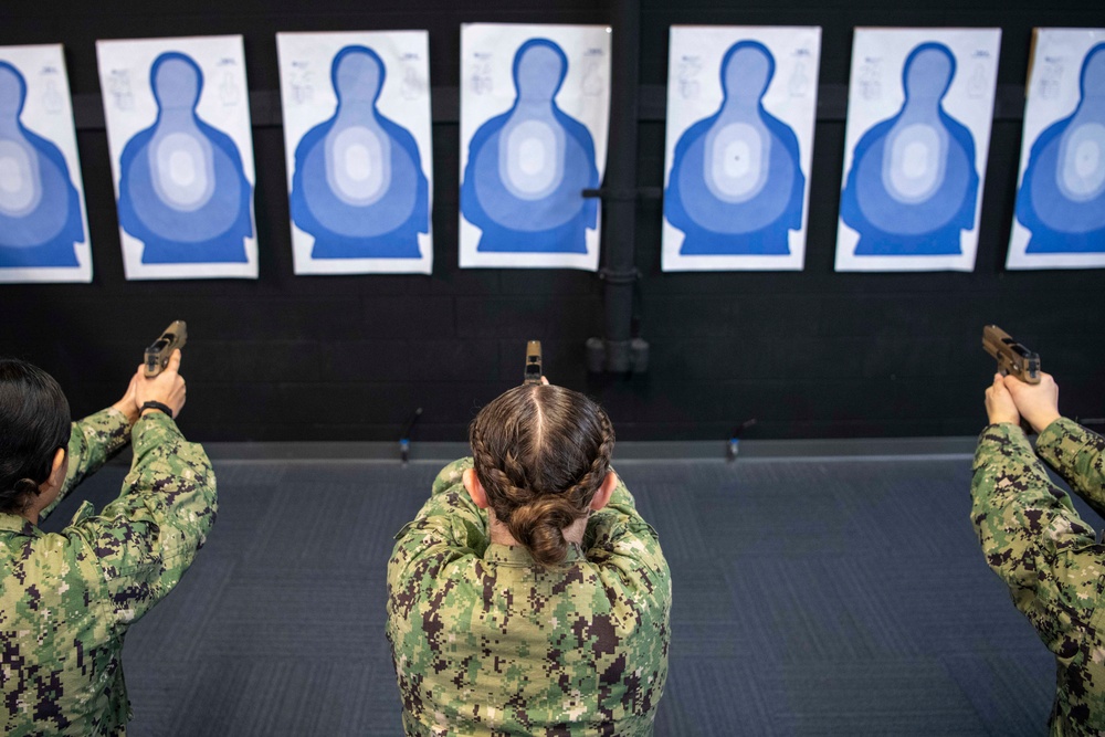 Recruits Practice Marksmanship