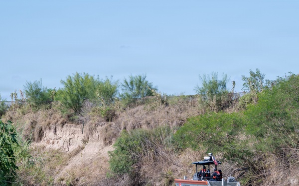 Coast Guard operates across 260 miles of the Rio Grande river