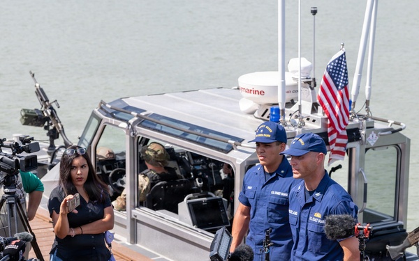 Coast Guard outlines operational efforts in press conference