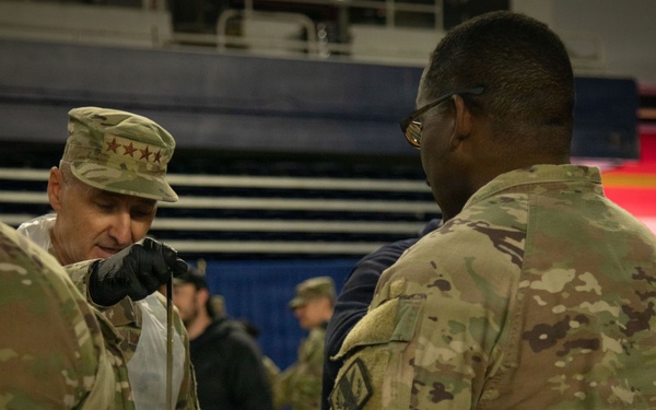 Thanksgiving at the D.C. Armory Brings Together National Guard and Senior Leaders