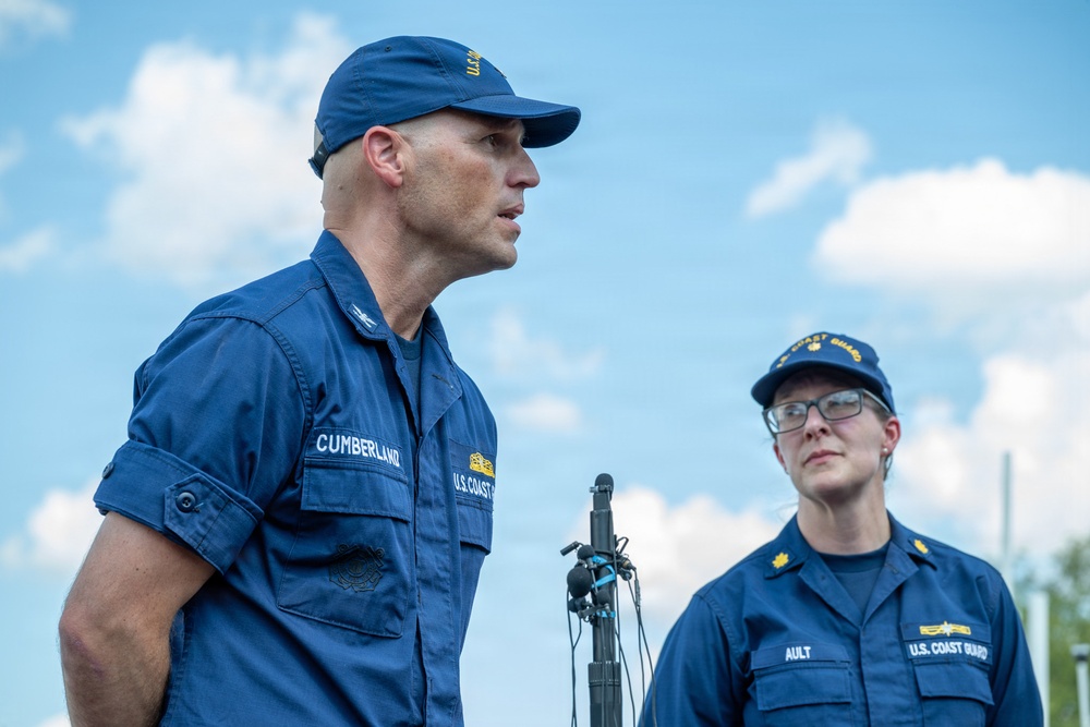 Coast Guard outlines operation efforts in press conference