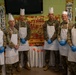 Joint Task Force Southern Guard leadership serves a Thanksgiving meal to service members