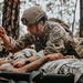 A Soldier Delivers Critical Combat Life-saving Care at the Annual Civil Affairs 'Come and Take It' Combat Readiness Competition