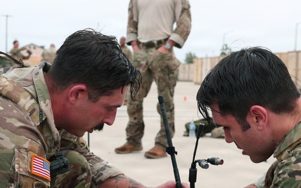 Soldiers Establish Communications at the Annual Civil Affairs 'Come and Take It' Combat Readiness Competition