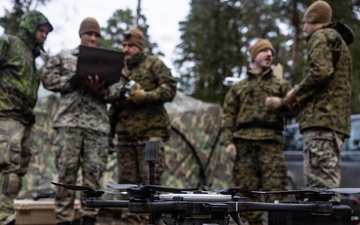 U.S. Marines and Finnish JTAC execute sUAS integrated training in Finland
