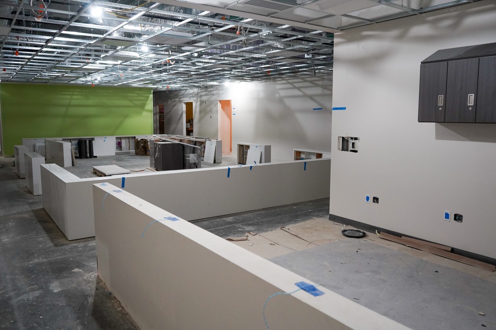 Construction continues on the Louisville Medical Center Nov. 26, 2025