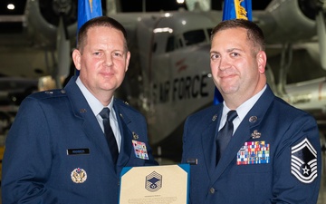 Senior Master Sergeant Ryan Knickerbocker’s promotion to Chief Master Sergeant