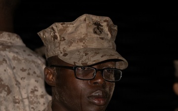 Delta Company Eagle, Globe and Anchor Ceremony