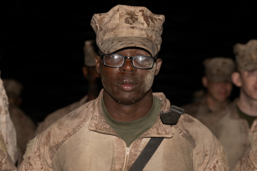 Delta Company Eagle, Globe and Anchor Ceremony