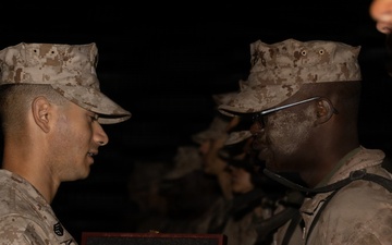 Delta Company Eagle, Globe and Anchor Ceremony