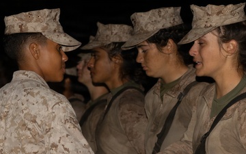 Delta Company Eagle, Globe and Anchor Ceremony