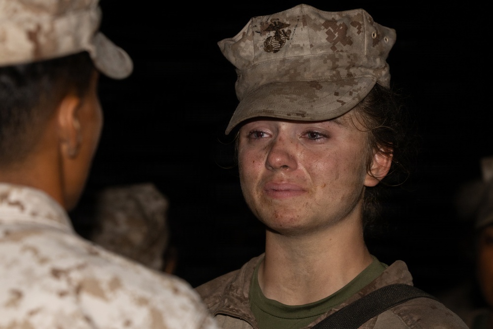 Delta Company Eagle, Globe and Anchor Ceremony