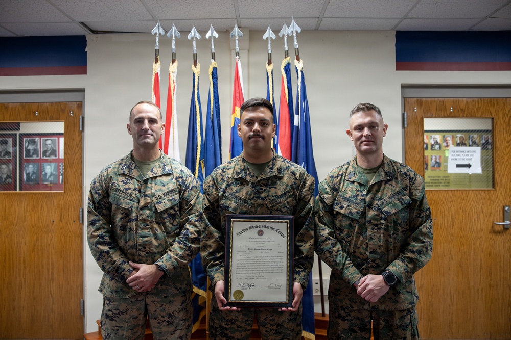 6th Marine Corps District Pacesetter of the Month November 2025