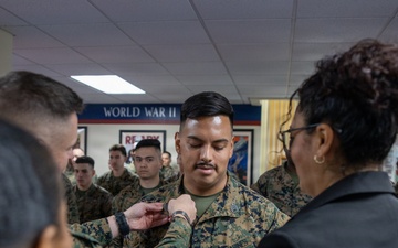 6th Marine Corps District Staff Sgt. Mezagarcia Promotion