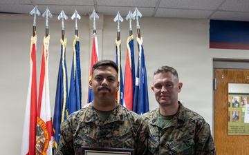 6th Marine Corps District Staff Sgt. Mezagarcia Promotion
