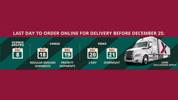 Shop Early to Ensure Holiday Delivery from ShopMyExchange.com