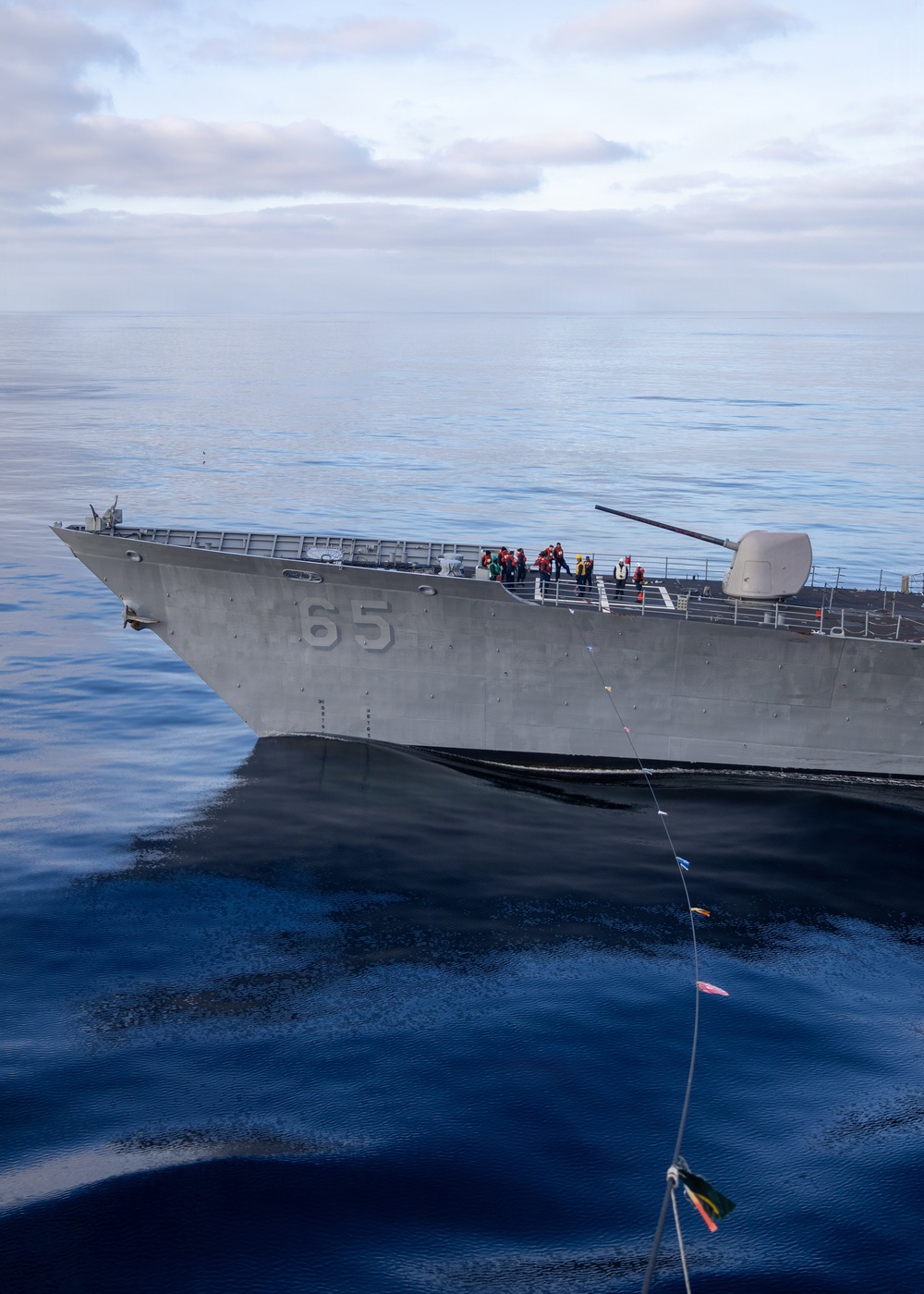 USS Theodore Roosevelt Fueling at Sea