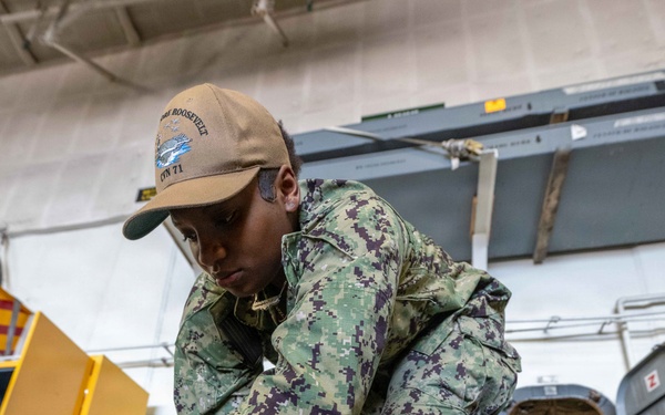 USS Theodore Roosevelt Damage Control Drill