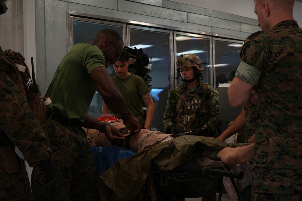 EXMEDs Train with Marines, Osprey for Battlefield Care