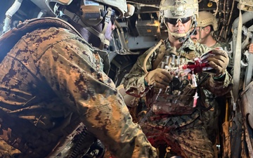 EXMEDs Train with Marines, Osprey for Battlefield Care