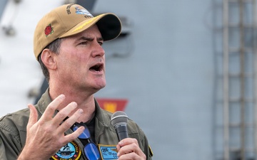 USS Theodore Roosevelt All Hands Call