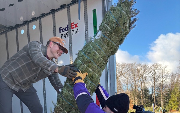 NY National Guard volunteers to give lift to Trees for Troops