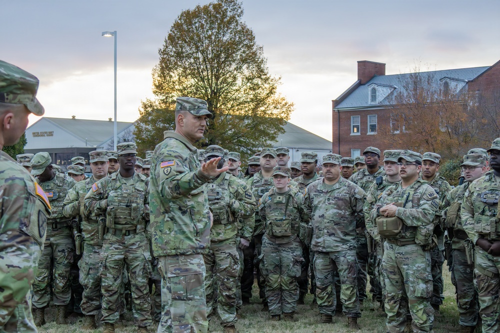 JTF-D.C. Brig. Gen. Fryman Visits GA Guard in D.C.