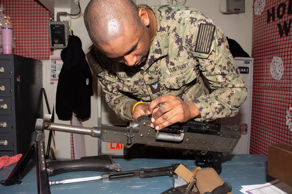 Ronald Reagan Sailors Conduct Maintenance